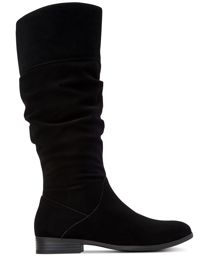Style & Co Kelimae Wide-Calf Scrunched Boots, Created for Macy's ...