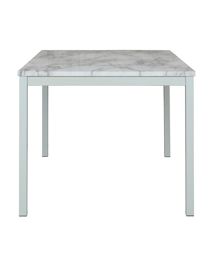 CosmoLiving Cosmo living Greta 60" Faux Marble Top Dining Table Macy's