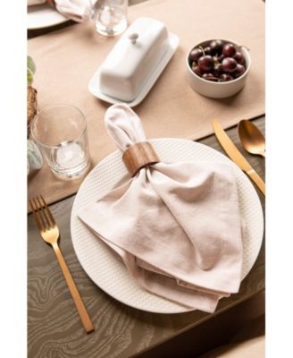 Wood Band Napkin Ring, Set of 6