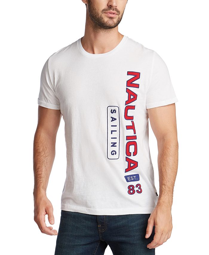 Nautica Men's Sailing Logo Graphic T-Shirt & Reviews - T-Shirts - Men ...