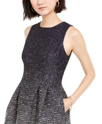 Robe Vince Camuto Multistrap Fit & Flare - Taille 10, Couleur Bleu, Neuve Avec étiquettes