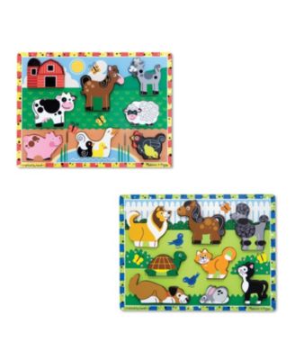 Melissa and Doug - Chunky Bundle - Farm  Pets