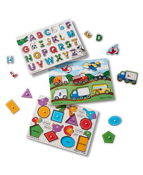 melissa and doug alphabet peg puzzle