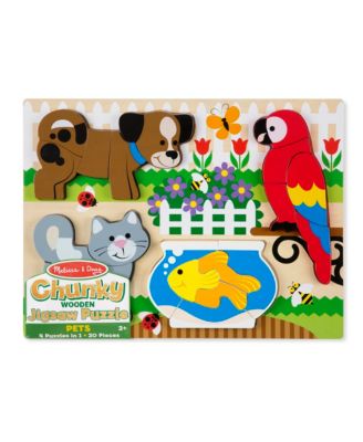 Melissa and Doug - Chunky Jigsaw Puzzle - Pets