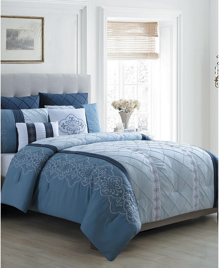 VCNY Home Carmie 7-Pc. King Comforter Set - Macy's