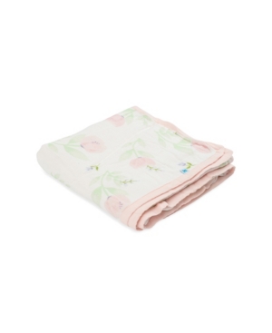 Little Unicorn Pink Peony Deluxe Muslin Quilt