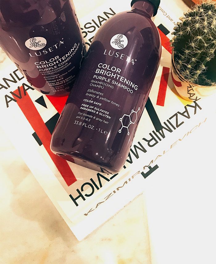 Luseta Beauty Inc Luseta Color Brightening Purple Shampoo 33.8 Ounces