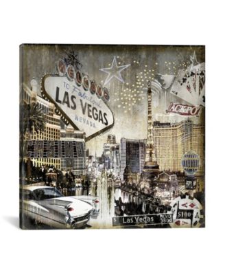 Las Vegas by Dylan Matthews Wrapped Canvas Print - 18" x 18"