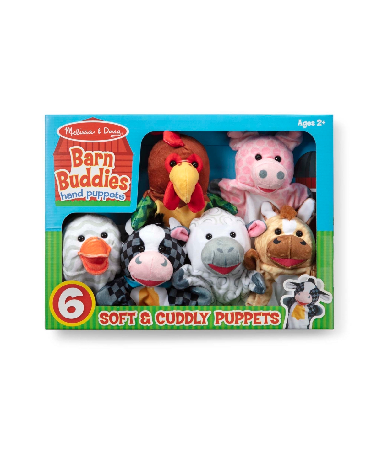 Melissa and Doug 6-Piece Barn Buddies Hand Puppets