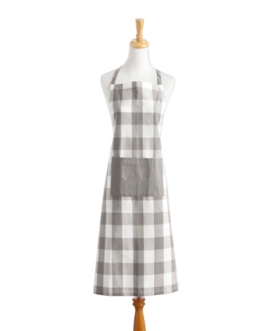 Elrene Farmhouse Living Buffalo Check Kitchen Apron with Pocket