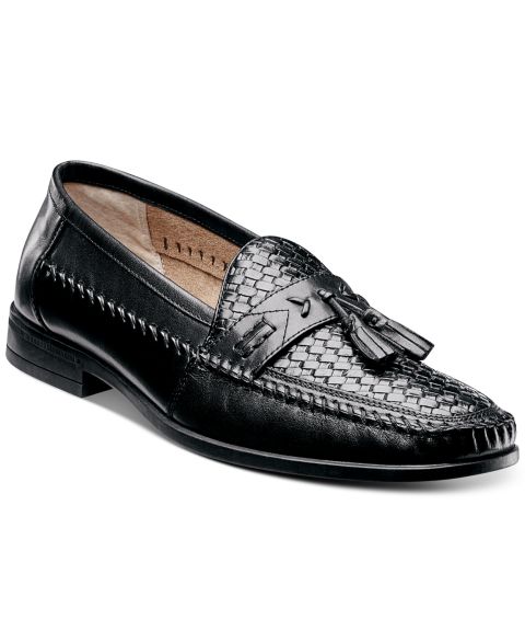 Мужские туфли Nunn Bush Strafford Woven Tassel, цвет: Чёрный
