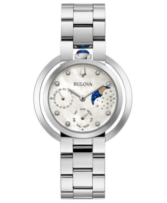 bulova rubaiyat diamond women's watch 35mm