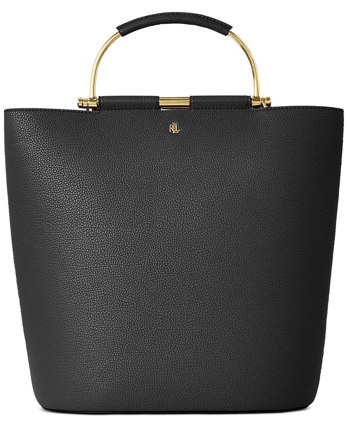 Lauren Ralph Lauren Pebbled Leather Leyton Tote Macy's