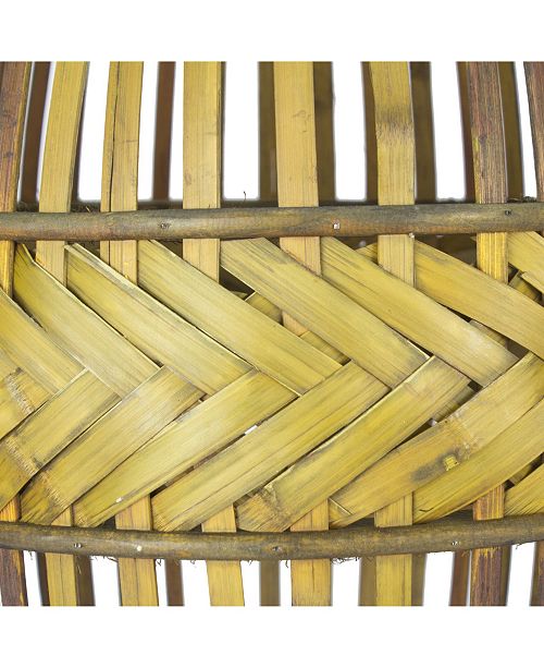 Heather Ann Creations Clayton 24 Bamboo Vase With Decorative Band