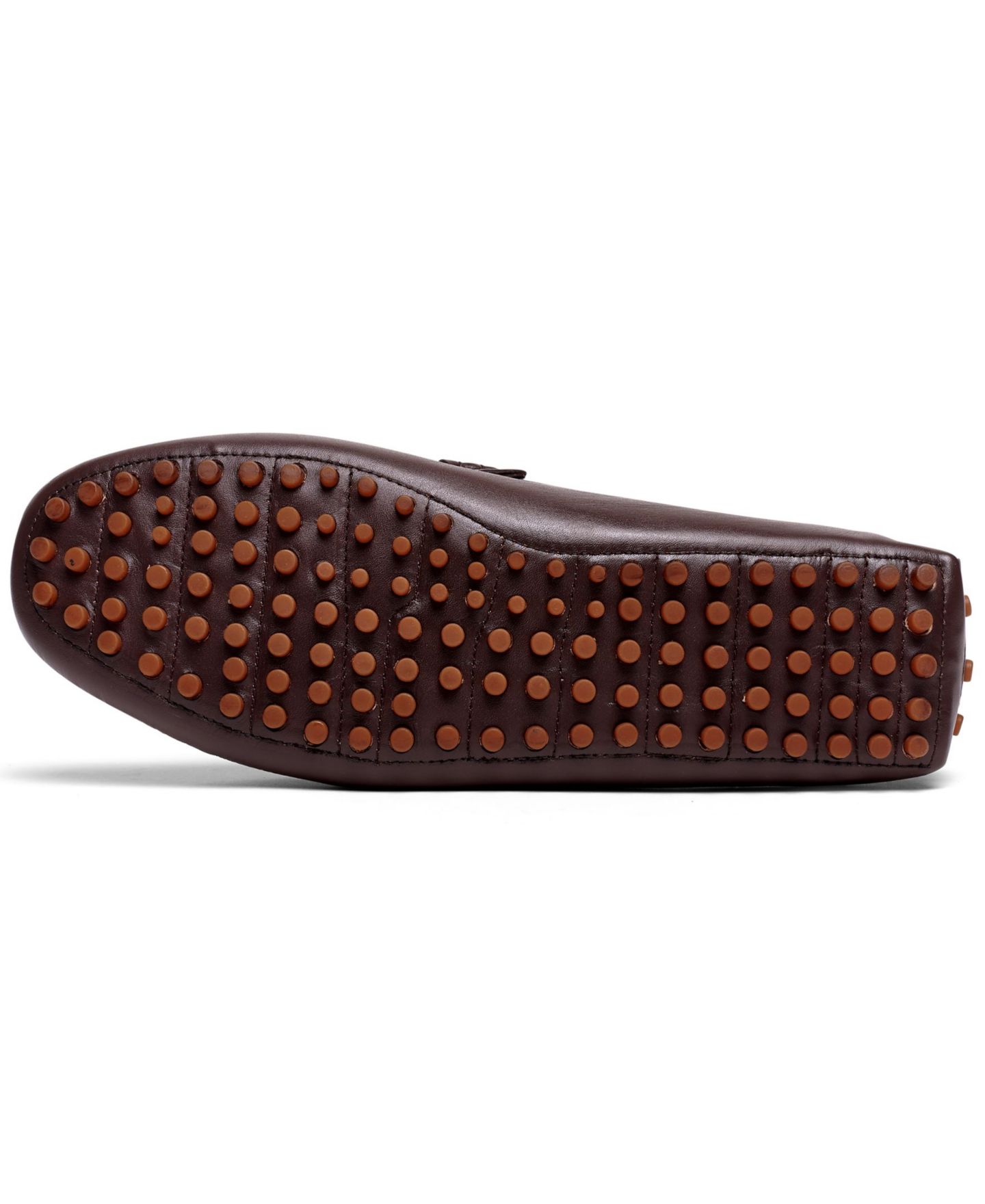 Мужские туфли Carlos by Carlos Santana Malone Interweave Leather Slip-On Driving, цвет: Кофейный — фото 5