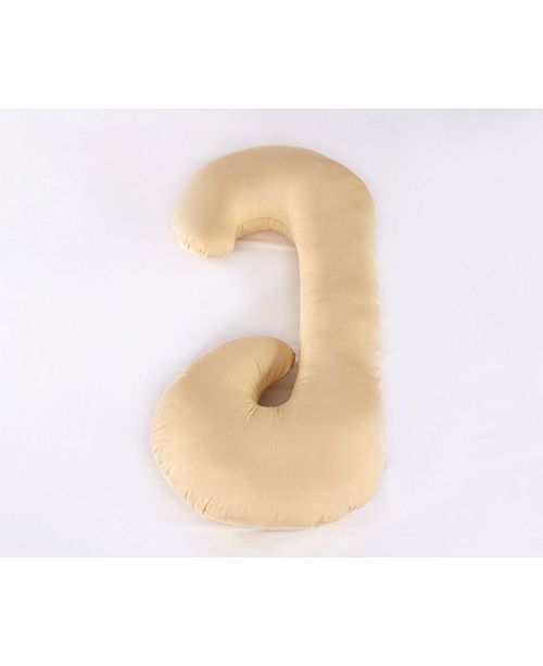 Puredown U Shaped Pregnancy Body Pillow With Zippered Cover