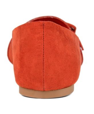 Women's Audrey Buckle Pointed Toe Ballet Flats