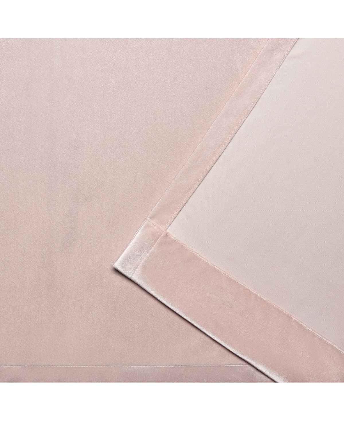 Exclusive Home Curtains Velvet Heavyweight Pinch Pleat Curtain Panel Pair, 27" X 63" In Pink