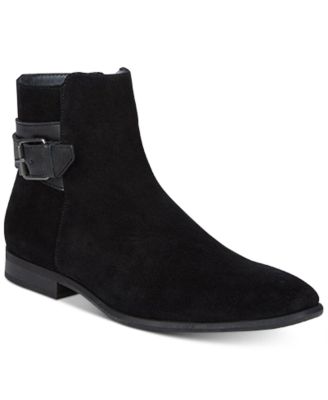 calvin klein mens suede boots