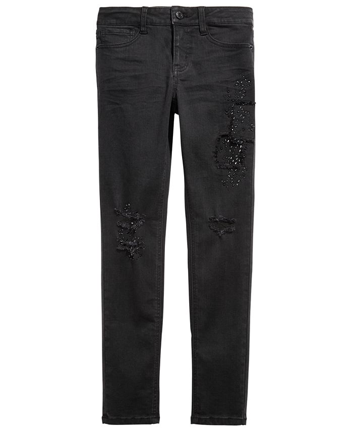Girls store sequin jeans