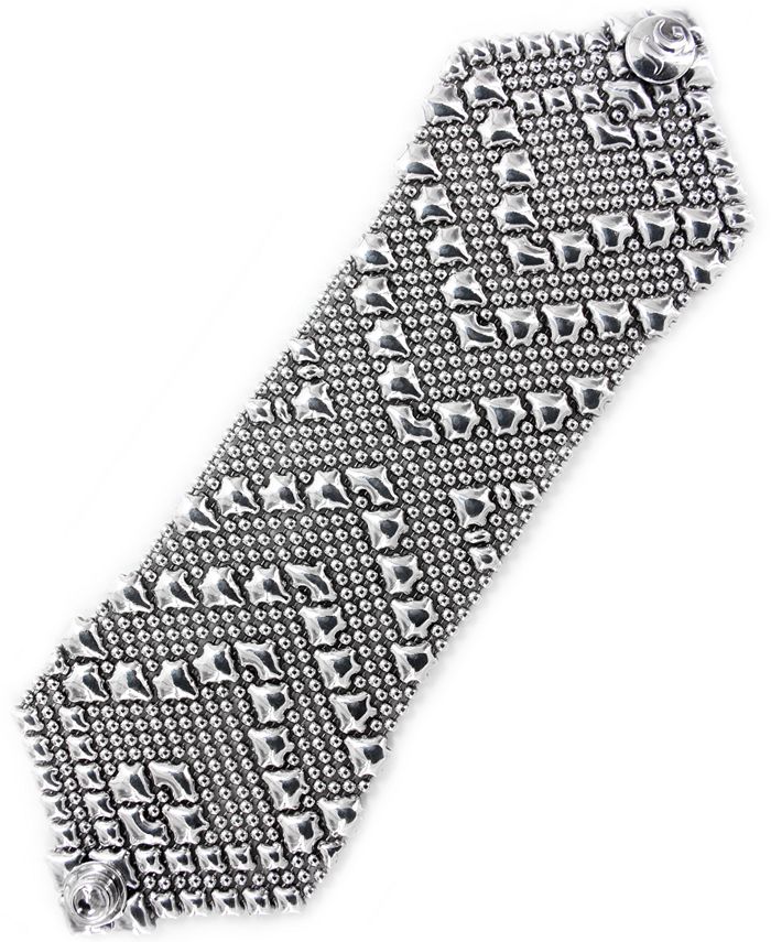 SG Liquid Metal - B108-AS Silver Mesh Bracelet