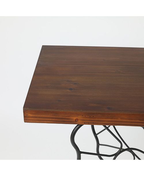 Luxen Home Butterfly Accent Table Reviews Furniture Macy S