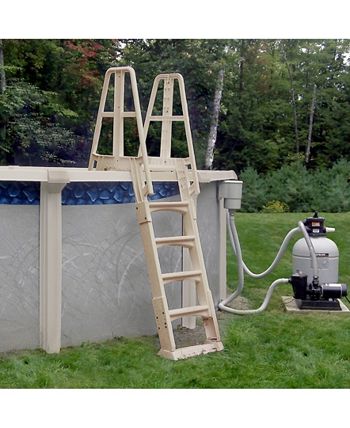 Vinyl Works Premium A Frame Above Ground Pool Ladder - Macy's