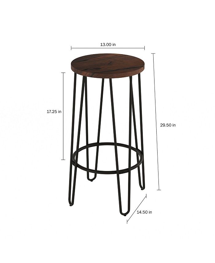 Trademark Global Lavish Home Bar Stool, Set of 2 Macy's