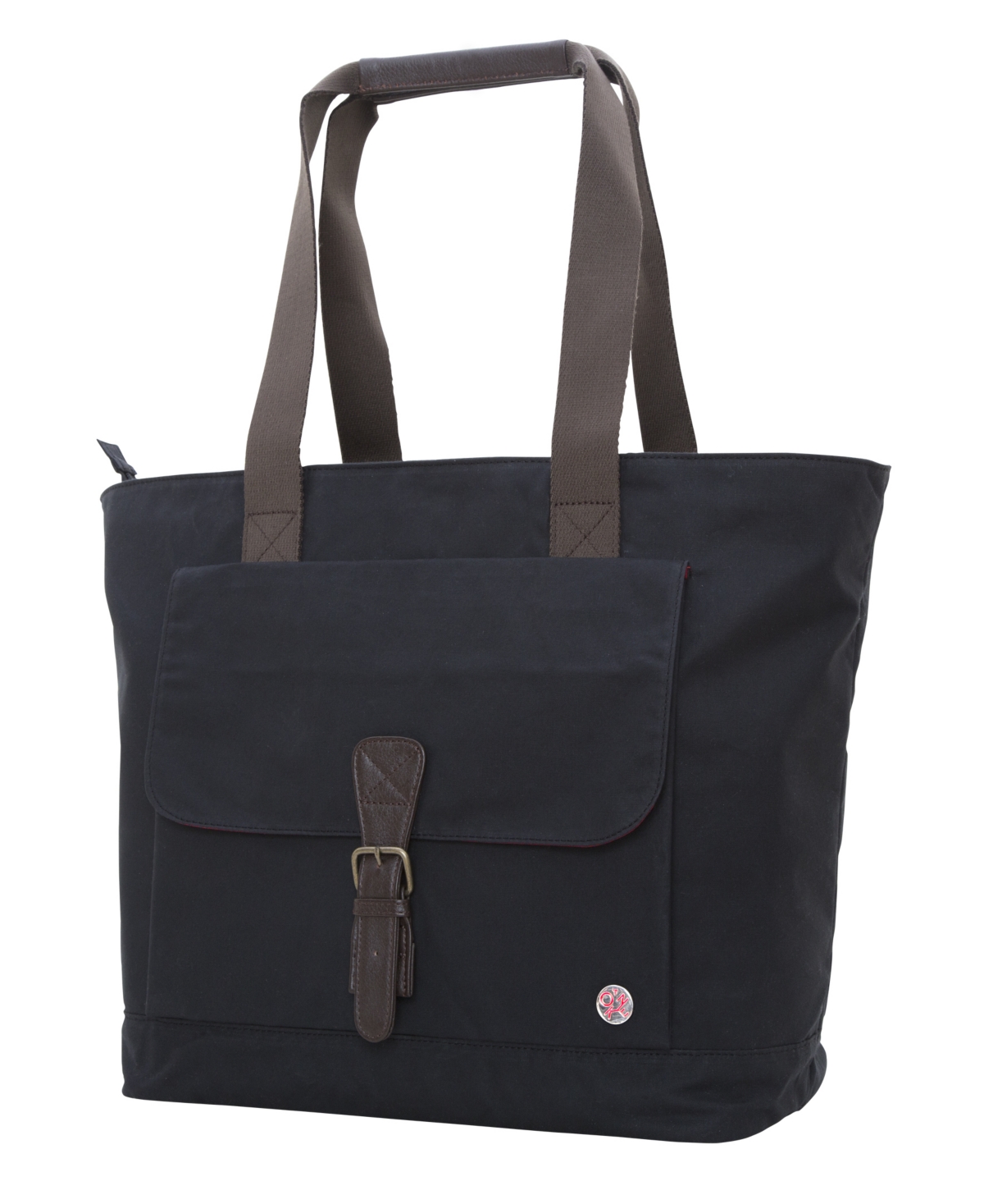 Waxed Montague Tote Bag - Brown