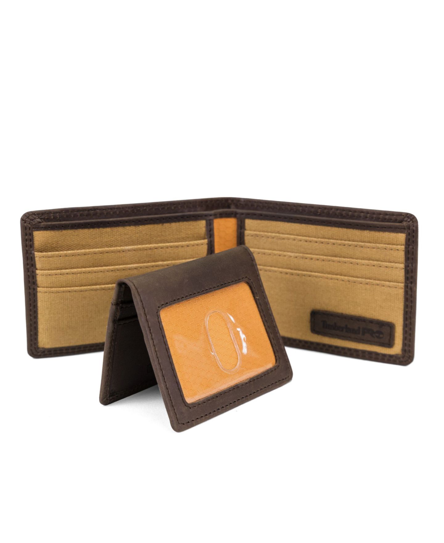Мужской кошелёк Timberland Pullman Passcase Wallet, цвет: Тёмный коричневый — фото 3