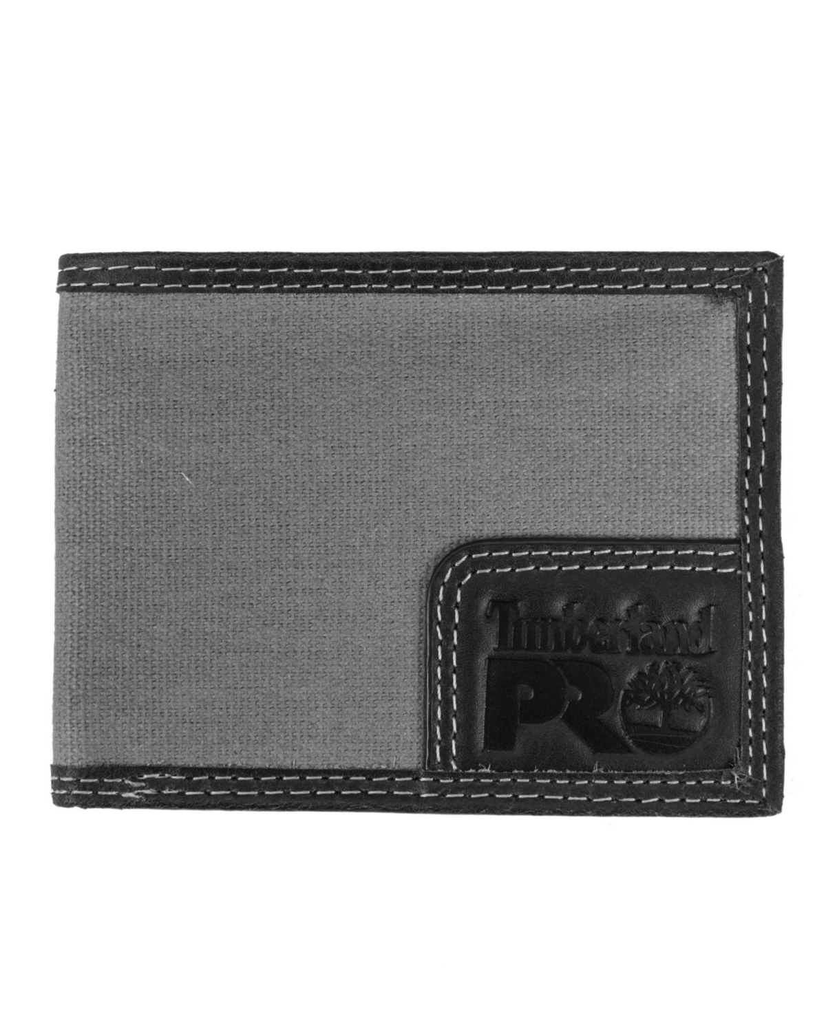 Timberland Pro Men's Whitney Canvas Billfold Wallet In -charcoa