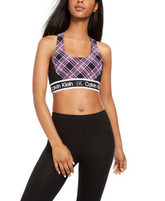 macy's calvin klein sports bra