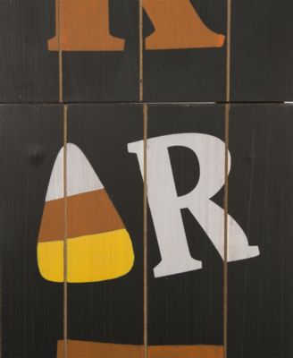 Wooden Trick or Treat Porch Sign