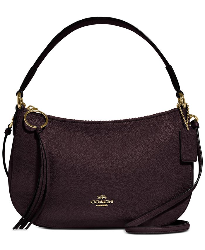Sutton crossbody in sale polished pebble leather