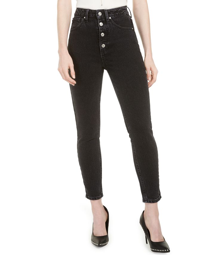 GUESS 90s High-Rise Skinny Jeans - Macy's