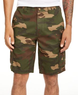 Club Room - Men's Regular-Fit Camouflage Cargo Shorts