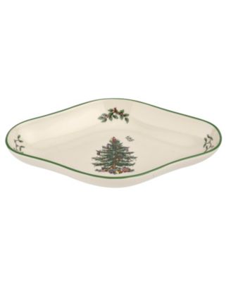 Spode - Christmas Tree Diamond Shaped Dish
