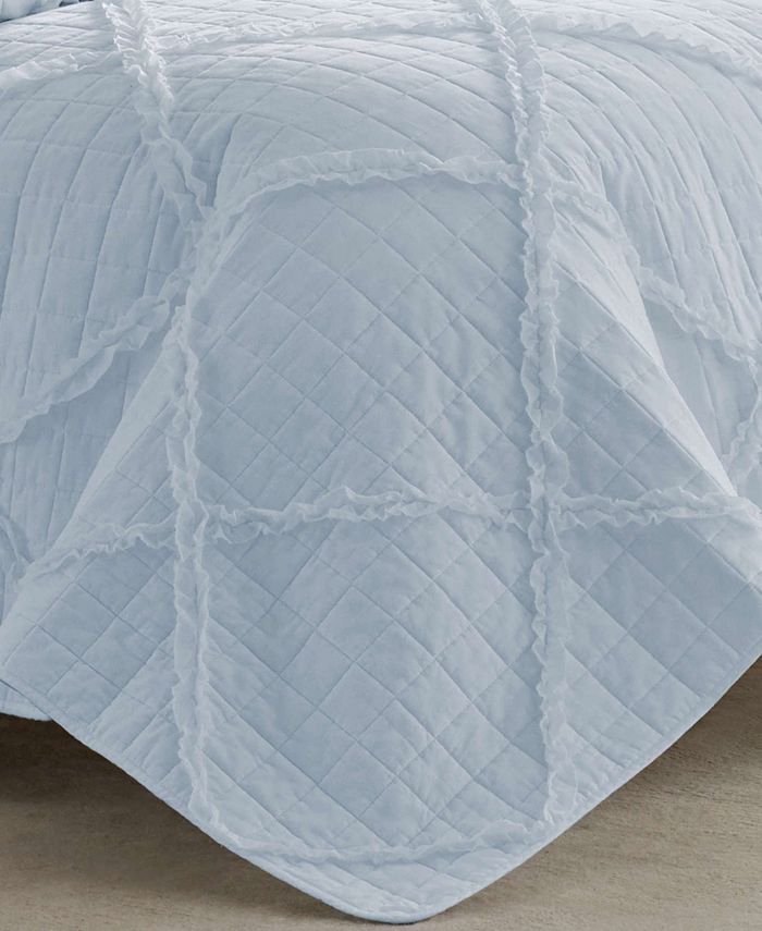 Laura Ashley Maisy Blue Quilt Set, Full/Queen & Reviews Quilts