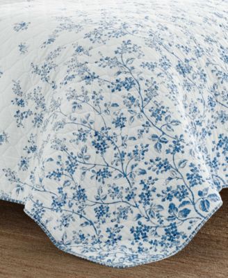 Flora Cotton Reversible 3 Piece Quilt Set, King