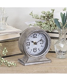 Antique Metal Table Clock