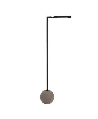 Hudson & Canal - Dinodas Floor Lamp In Concrete And Blackened Bronze