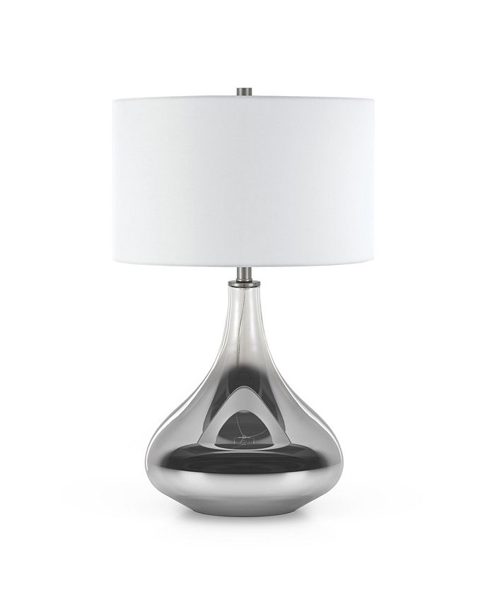 Hudson & Canal - Mirabella Table Lamp In Smoked Chrome Ombre