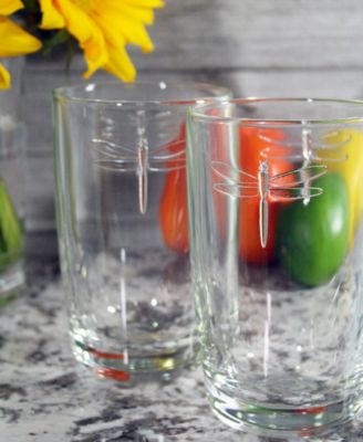 La Rochere Dragonfly 14-ounce Highball Glass, Set of 6.