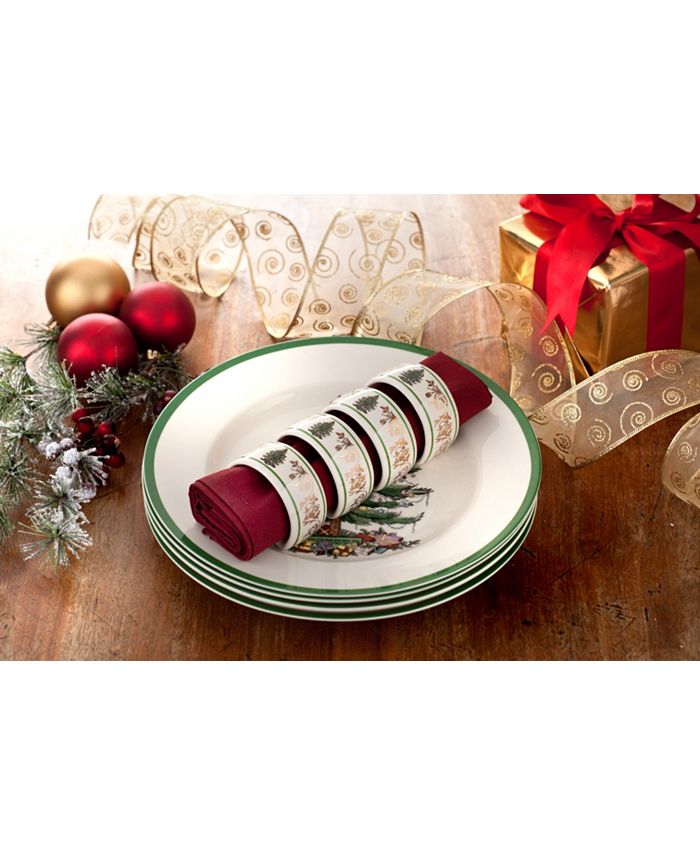 Spode Christmas Tree Napkin Rings, Set of 4 Macy's