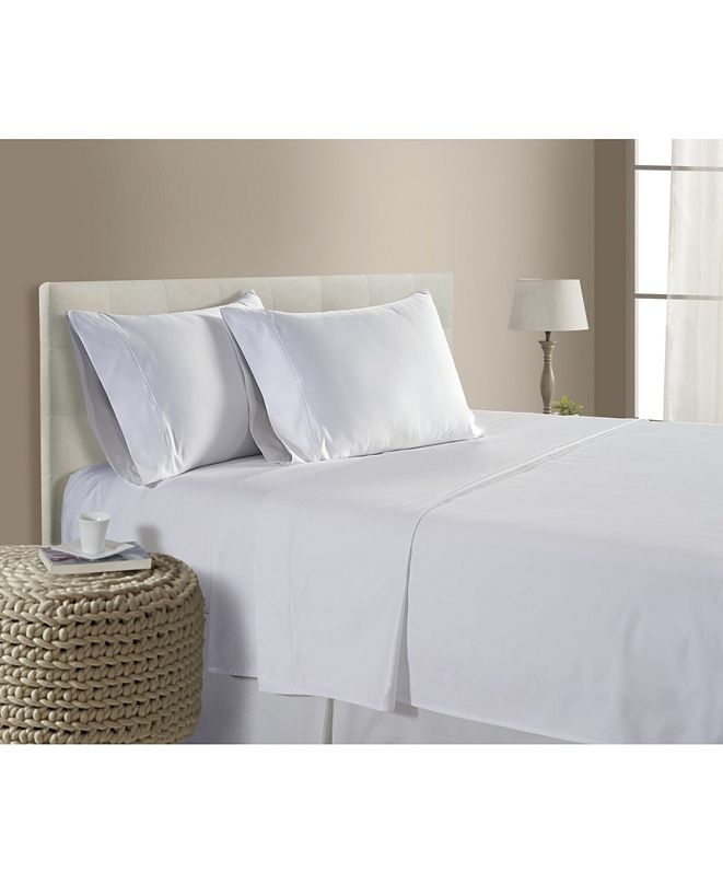 Addy Home Fashions 500 Thread Count 100% Long Staple Pima Cotton 4-piece Sheet Set & Reviews ...