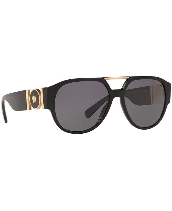 Versace Polarized Sunglasses, Created for Macy's, VE4371 58 & Reviews