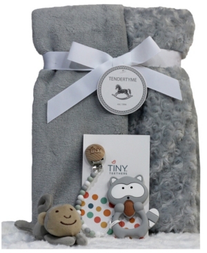 3 Stories Trading Infant Blanket Gift Set With Pacifier Clip Teether And Toy