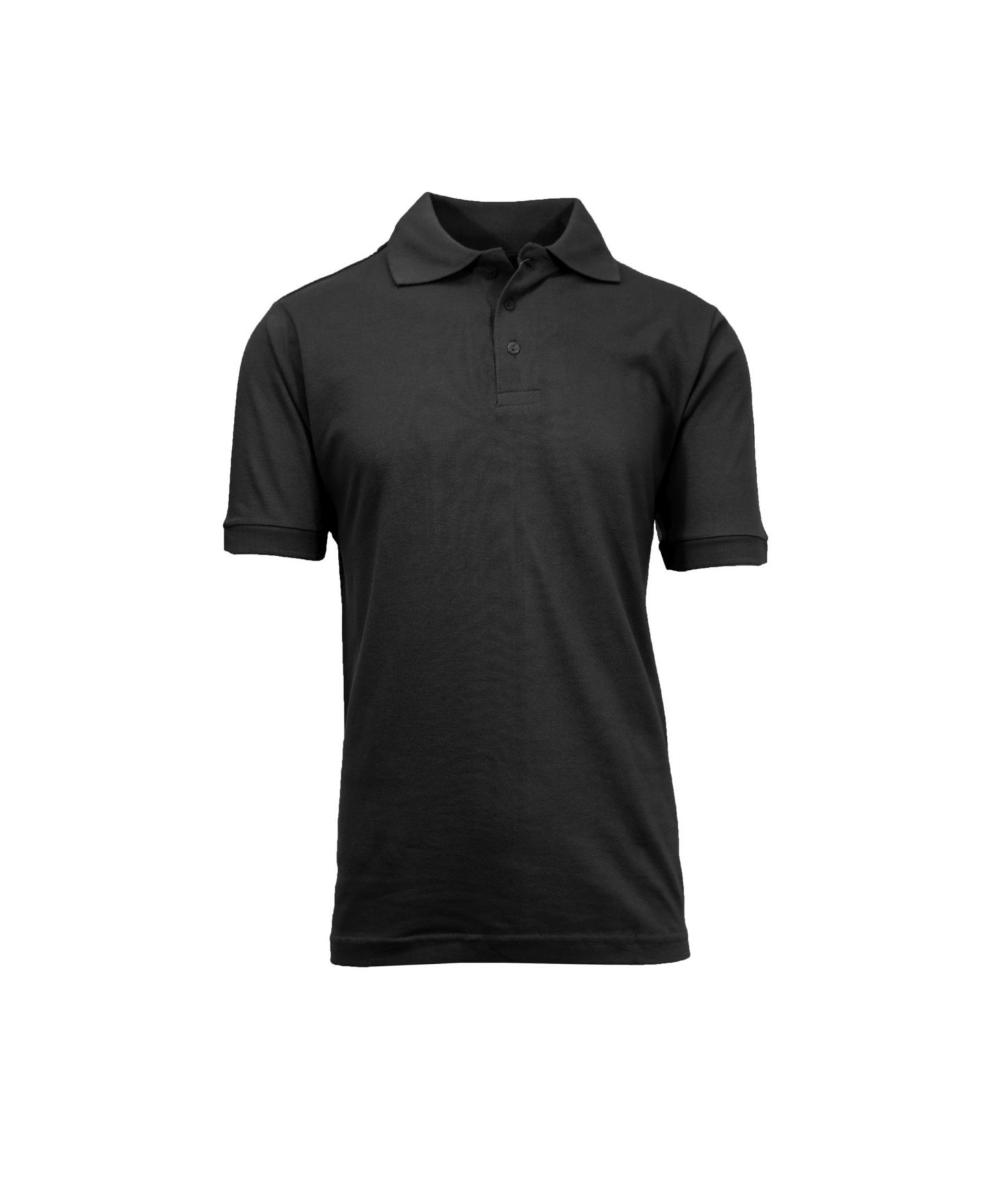 Мужское поло Galaxy By Harvic Short Sleeve Pique Polo Shirts, цвет: Чёрный — фото 1
