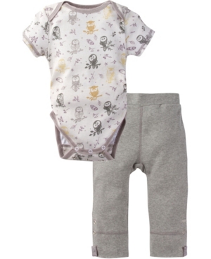 Miracle Baby Boys and Girls Short Sleeve Bodysuit and Pant Outfit