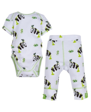 Miracle Baby Boys and Girls Short Sleeve Bodysuit and Pant Outfit